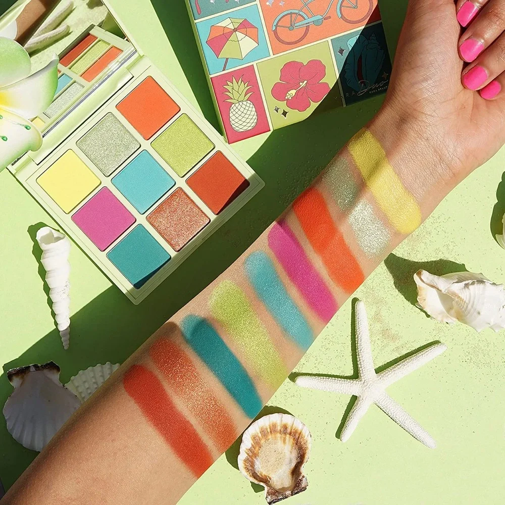 Kara Beauty BEACH BUM 9 Color Eyeshadow Palette Vegan